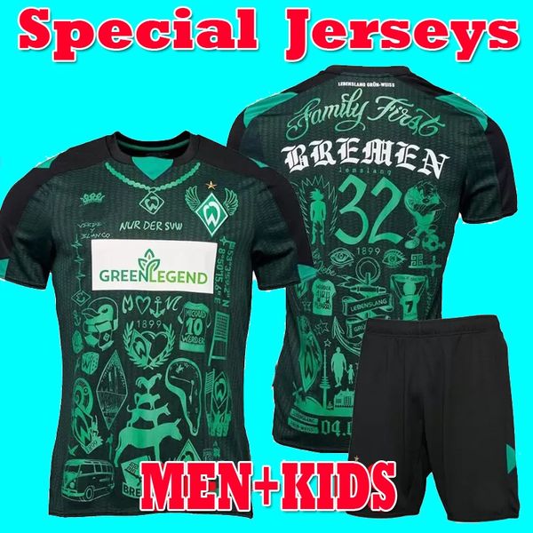 21 22 werder bremen special soccer jersey marvin ducksch leonardo bittencourt black green 2021-2022 how deep is your love football shirts me, Black;yellow
21 22 werder bremen special soccer jersey marvin ducksch leonardo bittencourt black green 2021-2022 how deep is your love football shirts me, Black;yellow
