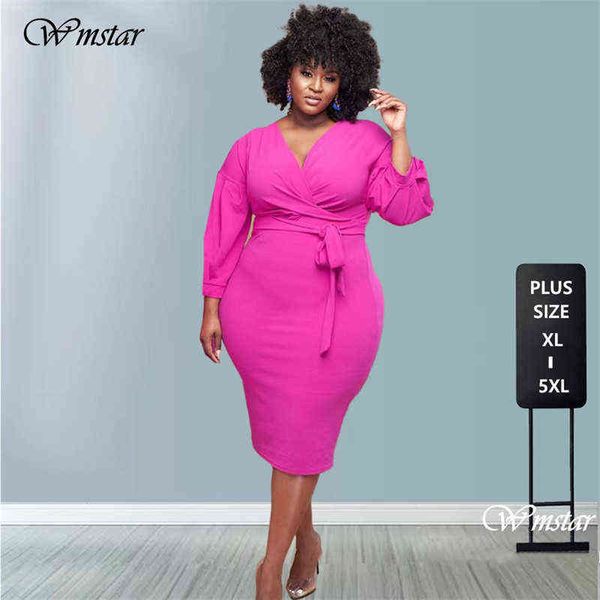 plus size dress women 5xl v neck bandage solid casual puff sleeve elegant midi dress fashion streetwear wholesale dropshipping y220510, Black;gray
plus size dress women 5xl v neck bandage solid casual puff sleeve elegant midi dress fashion streetwear wholesale dropshipping y220510, Black;gray