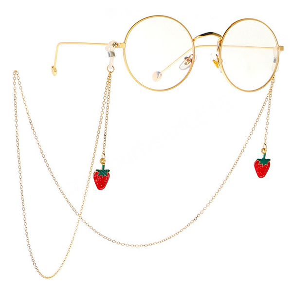 fashion fruit pendant sunglasses lanyard strap for women pearl eyeglasses hanging chain cord necklace glasses holder accessories
fashion fruit pendant sunglasses lanyard strap for women pearl eyeglasses hanging chain cord necklace glasses holder accessories