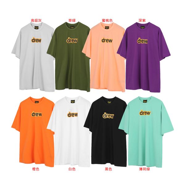 correct version drew printed smiling face round neck multicolor fashion brand men's women's same loose simple fog short sleeve, White;black
correct version drew printed smiling face round neck multicolor fashion brand men's women's same loose simple fog short sleeve, White;black