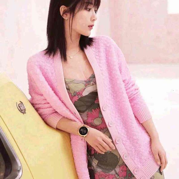 women's polos mermaid dream pink convex bud wrinkled seersucker knitted cardigan female yang zi song hye kyo star same style 179i, White
women's polos mermaid dream pink convex bud wrinkled seersucker knitted cardigan female yang zi song hye kyo star same style 179i, White