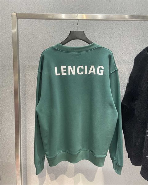 men's hoodies correct version 21fw new back printed letter printing couple os loose round neck sweater men's and women's ins, Black
men's hoodies correct version 21fw new back printed letter printing couple os loose round neck sweater men's and women's ins, Black