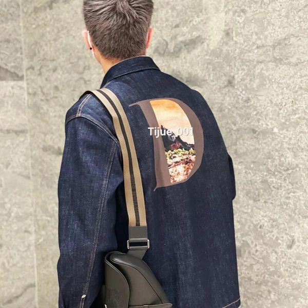 22ss france new spring autumn limited classic denim jacket man women catwalk style high end designer fashion jackets vintage washed casual s, Black;brown
22ss france new spring autumn limited classic denim jacket man women catwalk style high end designer fashion jackets vintage washed casual s, Black;brown