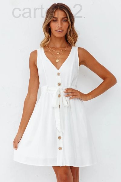 casual dresses designer 2022 women's spring new v-neck sleeveless bow tie dress eqfp2022, Black;gray
casual dresses designer 2022 women's spring new v-neck sleeveless bow tie dress eqfp2022, Black;gray