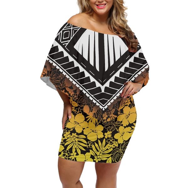 hibiscus print floral summer dress custom polynesia tribal design women plus size samoan clothes elegant formal gown holiday 220608, Black 
hibiscus print floral summer dress custom polynesia tribal design women plus size samoan clothes elegant formal gown holiday 220608, Black