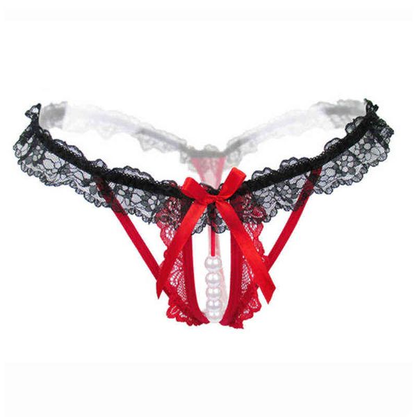 women's panties lace seamless erotic thongs female's underwear sissy pants pearl g-string crotchless lingerie sleepwear w220324, Red;black
women's panties lace seamless erotic thongs female's underwear sissy pants pearl g-string crotchless lingerie sleepwear w220324, Red;black