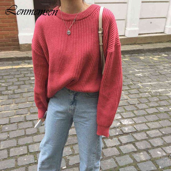 lenmemsen trendy solid knitted sweater women winter simple soft o-neck long sleeve pullover f t220824, White;black
lenmemsen trendy solid knitted sweater women winter simple soft o-neck long sleeve pullover f t220824, White;black