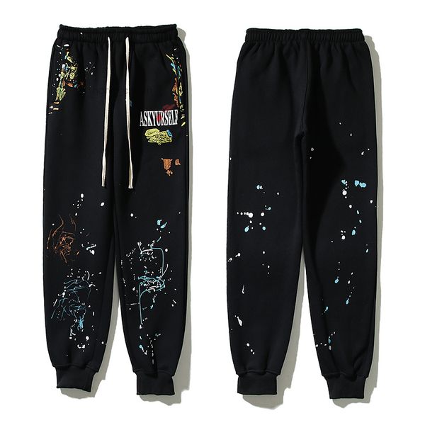 sweatpants men 2022ss women drawstring color trousers pants, Black;brown
sweatpants men 2022ss women drawstring color trousers pants, Black;brown