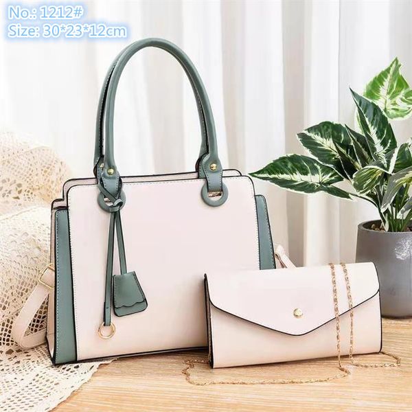 wholesale womens leathers shoulder bags simple joker contrast leather handbags large capacity compartment two-piece women handbag color matc
wholesale womens leathers shoulder bags simple joker contrast leather handbags large capacity compartment two-piece women handbag color matc
