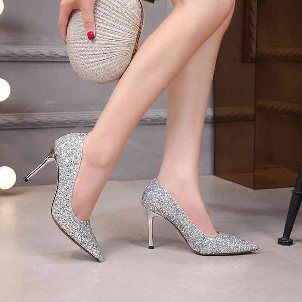 dress shoes wedding shoes women's winter wedding pointed thin heel high-heeled crystal bridesmaid bride silver sequin, Black
dress shoes wedding shoes women's winter wedding pointed thin heel high-heeled crystal bridesmaid bride silver sequin, Black