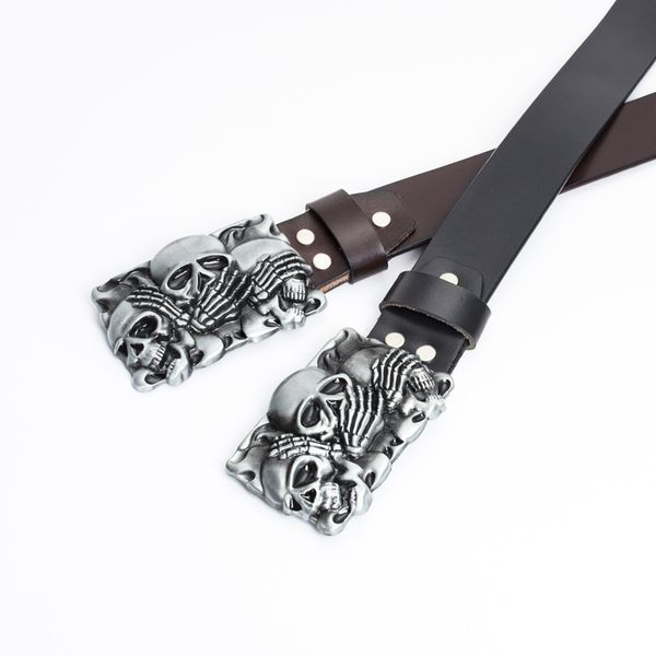 Men's Designer Leather Belt Casual Fashion Korean Style Pants Punk Skull Personality Men Trend Custom Belt Mens Business, Customize
Men's Designer Leather Belt Casual Fashion Korean Style Pants Punk Skull Personality Men Trend Custom Belt Mens Business, Customize