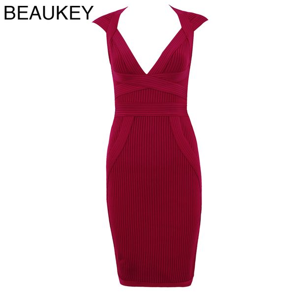 wine red womens deep v neck slim vertical stripe celebrity knee length rayon bandage dress 210414, Black;gray
wine red womens deep v neck slim vertical stripe celebrity knee length rayon bandage dress 210414, Black;gray
