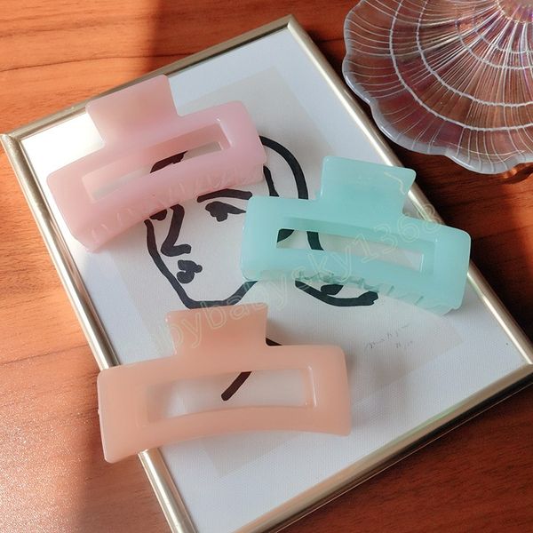 fashion translucent hair claw korean style geometric hollow out rectangle clmaps women ponytail clip hair accessories, Slivery;white
fashion translucent hair claw korean style geometric hollow out rectangle clmaps women ponytail clip hair accessories, Slivery;white