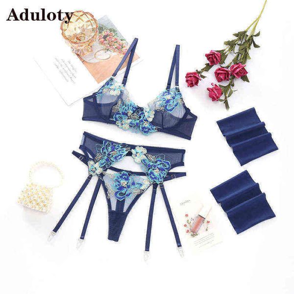 nxy set delicate embroidery blue butterfly net gauze perspective transparent women' underwear leg ring erotic lingerie 0216, Red;black
nxy set delicate embroidery blue butterfly net gauze perspective transparent women' underwear leg ring erotic lingerie 0216, Red;black