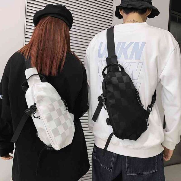 handbags bags black white check fashion trend chest bag 2022 japanese korean leisure simple single shoulder messenger bag, Black;red
handbags bags black white check fashion trend chest bag 2022 japanese korean leisure simple single shoulder messenger bag, Black;red