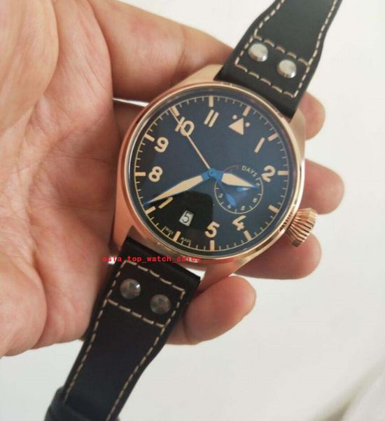 elling classic big-pilot rose gold men wristwatches 46 mm black dial 2813 movement auto date original buckle leather strap i-w501004 men, Slivery;brown
elling classic big-pilot rose gold men wristwatches 46 mm black dial 2813 movement auto date original buckle leather strap i-w501004 men, Slivery;brown