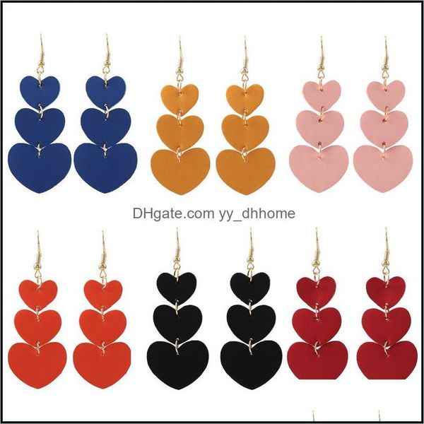 other earrings jewelry heart leather for lady lightweight fashion double-sided dangle drop earring women girls valentines da dh1bv, Golden;silver
other earrings jewelry heart leather for lady lightweight fashion double-sided dangle drop earring women girls valentines da dh1bv, Golden;silver
