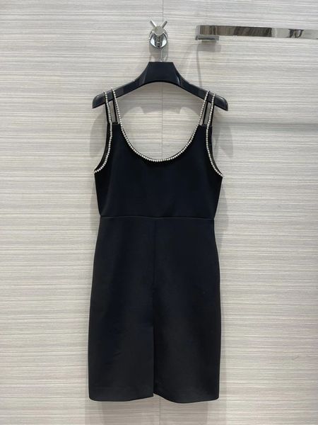 milan runway dresses 2022 autumn spaghetti strap beading take a holiday women's designer dress brand same style sundress 0709-1, Black
milan runway dresses 2022 autumn spaghetti strap beading take a holiday women's designer dress brand same style sundress 0709-1, Black
