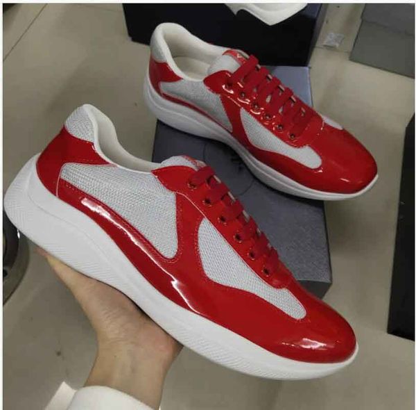 summer sports for men's casual shoes america's-cup patent leather low technical sneakers fabric sneaker mesh flat trainers luxury, Black
summer sports for men's casual shoes america's-cup patent leather low technical sneakers fabric sneaker mesh flat trainers luxury, Black