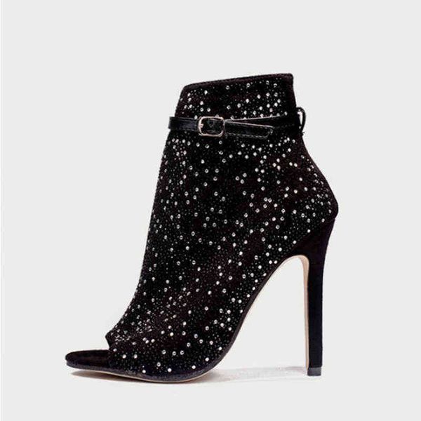 sandals women roman style open toe high heels luxury rhinestones thin heeled boots elegant dress shoes 220316, Black
sandals women roman style open toe high heels luxury rhinestones thin heeled boots elegant dress shoes 220316, Black