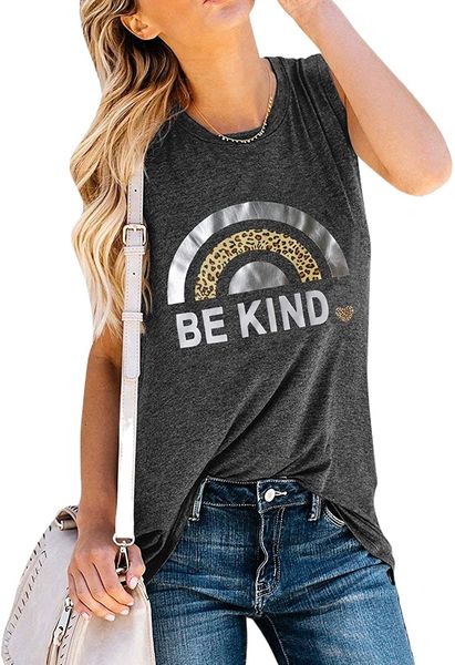 womens be kind tank casual short sleeve rainbow inspirational graphic tees z4mt#, White
womens be kind tank casual short sleeve rainbow inspirational graphic tees z4mt#, White