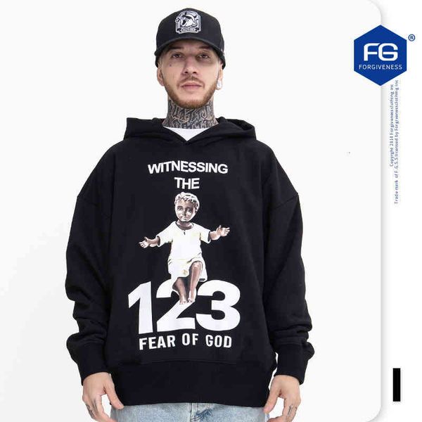 men's hoodies sweatshirts fg men's wear autumn and winter fashion brand jointly signed the same children's printed fog hooded, Black
men's hoodies sweatshirts fg men's wear autumn and winter fashion brand jointly signed the same children's printed fog hooded, Black