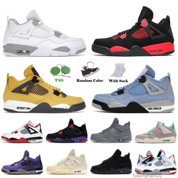 2022 basketball shoes 4 4s jumpman sneakers white oreo red thunder taupe haze lightning kaws grey sports trainers 36-47
2022 basketball shoes 4 4s jumpman sneakers white oreo red thunder taupe haze lightning kaws grey sports trainers 36-47
