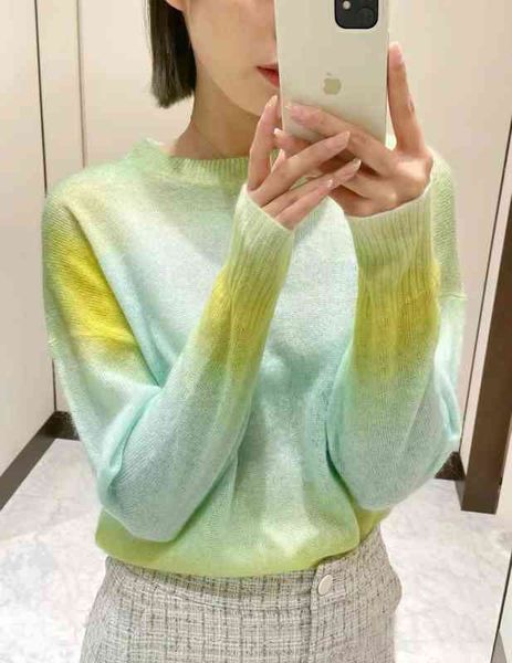 women's sweaters spring temperament lady style round neck small fresh gradient mohair sweater to, White;black
women's sweaters spring temperament lady style round neck small fresh gradient mohair sweater to, White;black