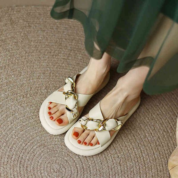 slippers summer chain sandals women's fashion wear thick bottom net infrared flat slippers xqs4, Black
slippers summer chain sandals women's fashion wear thick bottom net infrared flat slippers xqs4, Black