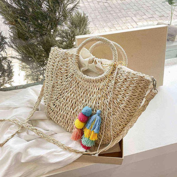 evening bags round handle design high capacity straw bag shoulder crossbody for women 2022 luxury brand travel handbags 220517
evening bags round handle design high capacity straw bag shoulder crossbody for women 2022 luxury brand travel handbags 220517