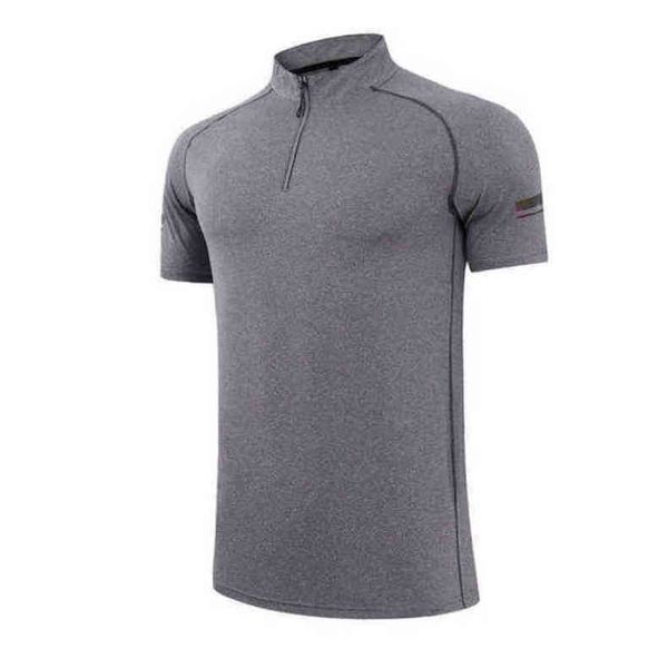 t lulu shirts brand men's short sleeve spring and summer zipper stand collar running clothes fitness sports t-shirt elastic y602, White;black
t lulu shirts brand men's short sleeve spring and summer zipper stand collar running clothes fitness sports t-shirt elastic y602, White;black