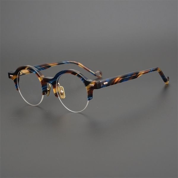 eyeglasses 80% off dazzle color style pure manual plate round frame glasses half frame myopia glasses trend, White;black
eyeglasses 80% off dazzle color style pure manual plate round frame glasses half frame myopia glasses trend, White;black