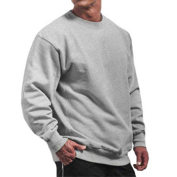 men's sweatshirt white pure color casual long sleeve shirts men spring autumn fleece sweatshirts o-neck men clothing 2022 new g220429, Black
men's sweatshirt white pure color casual long sleeve shirts men spring autumn fleece sweatshirts o-neck men clothing 2022 new g220429, Black