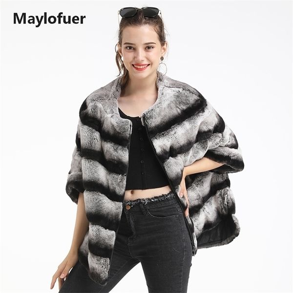 maylofuer new bat sleeves rex rabbit fur coat with zipper real genuine fur jacket winter coat women manteau femme natural fur 201112, Black
maylofuer new bat sleeves rex rabbit fur coat with zipper real genuine fur jacket winter coat women manteau femme natural fur 201112, Black