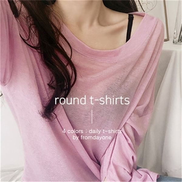 autumn t shirt women elastic basic t-shirts female casual thin t-shirt see through tshirt long sleeve shirt women 210315, White
autumn t shirt women elastic basic t-shirts female casual thin t-shirt see through tshirt long sleeve shirt women 210315, White