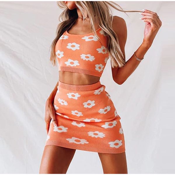 women's tracksuits summer knitted print vest skirt suit women cropped tank high waist shorts two piece set female lady beach outfit, Gray
women's tracksuits summer knitted print vest skirt suit women cropped tank high waist shorts two piece set female lady beach outfit, Gray