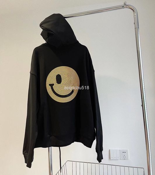 women's hoodies & sweatshirts early spring loe back sequin big smiling face embroidered hoodie os loose large version sweater, Black
women's hoodies & sweatshirts early spring loe back sequin big smiling face embroidered hoodie os loose large version sweater, Black