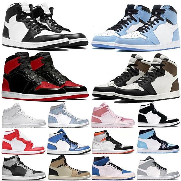 high 1 boots 1s mens basketball shoes hand crafted patent bred dark marina university blue a ma maniere pink quartz dark mocha twist men wom, Black 
high 1 boots 1s mens basketball shoes hand crafted patent bred dark marina university blue a ma maniere pink quartz dark mocha twist men wom, Black
