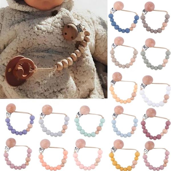 handmade wooden pacifier chains safe teething chain baby teether eco-friendly pacifiers holder chain
handmade wooden pacifier chains safe teething chain baby teether eco-friendly pacifiers holder chain