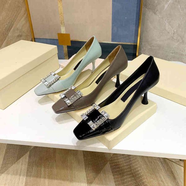 slippers early autumn square button thin heel shoes high heels head shallow mouth fashion french temperament professional 1mor, Black
slippers early autumn square button thin heel shoes high heels head shallow mouth fashion french temperament professional 1mor, Black