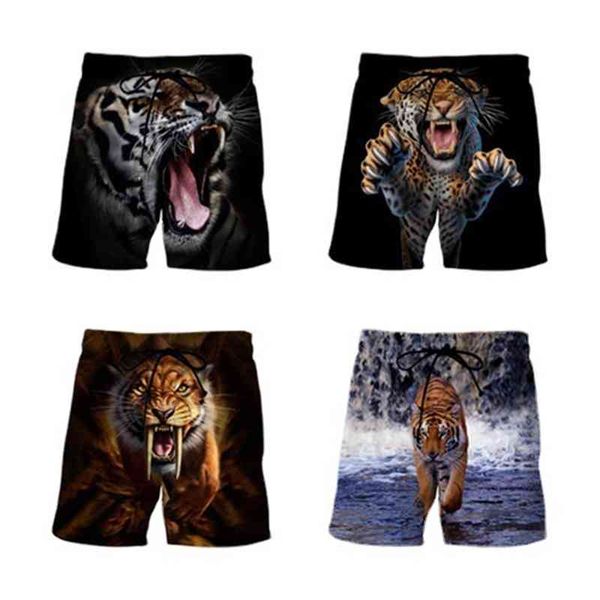 men's shorts 2022 summer tiger pattern 3d printing loose beach pants fashion casual men, White;black
men's shorts 2022 summer tiger pattern 3d printing loose beach pants fashion casual men, White;black