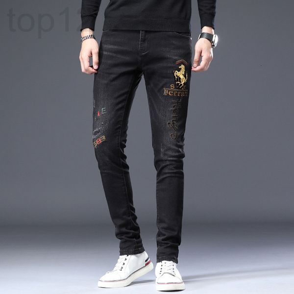 men's jeans designer european goods 2022 spring and autumn new jeans men's high-end embroidery light luxury fashion youth elastic, Blue
men's jeans designer european goods 2022 spring and autumn new jeans men's high-end embroidery light luxury fashion youth elastic, Blue