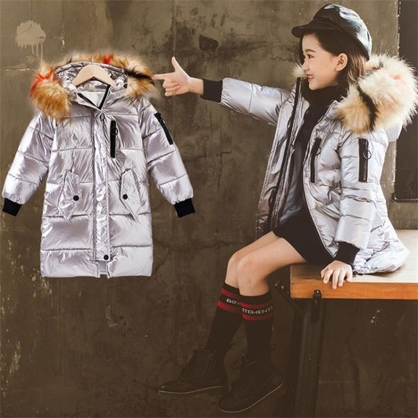 winter cotton jacket for children winter down warm coat for girl with warm fur collar long fluorescent color kids coat lj201130, Blue;gray
winter cotton jacket for children winter down warm coat for girl with warm fur collar long fluorescent color kids coat lj201130, Blue;gray