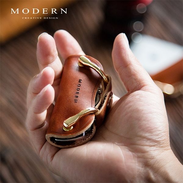 modern - brand genuine leather smart key wallet diy chain edc pocket car holder organizer 220507, Silver
modern - brand genuine leather smart key wallet diy chain edc pocket car holder organizer 220507, Silver