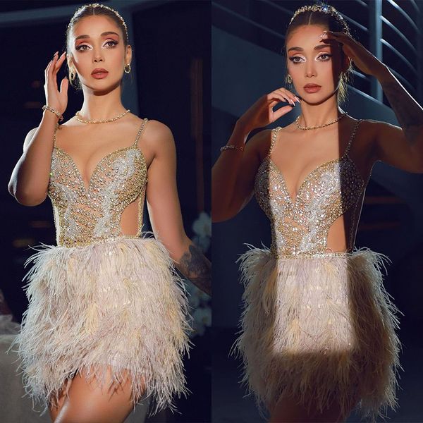 luxury beads crystal short cocktail dresses spaghetti straps formal dress custom made mini party gown, Black
luxury beads crystal short cocktail dresses spaghetti straps formal dress custom made mini party gown, Black
