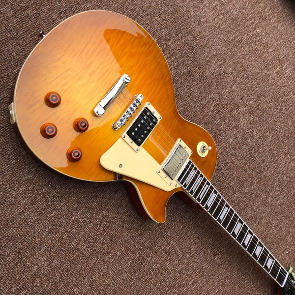 custom electric guitar rosewood fingerboard sunburst color tiger flame maple gitaar mahogany body handmade 6 stings guitarra
custom electric guitar rosewood fingerboard sunburst color tiger flame maple gitaar mahogany body handmade 6 stings guitarra