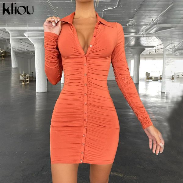 buttons shirring mini dress for women summer hipster solid sheath cleavage long sleeve v-neck streetwear overall, Black;gray
buttons shirring mini dress for women summer hipster solid sheath cleavage long sleeve v-neck streetwear overall, Black;gray