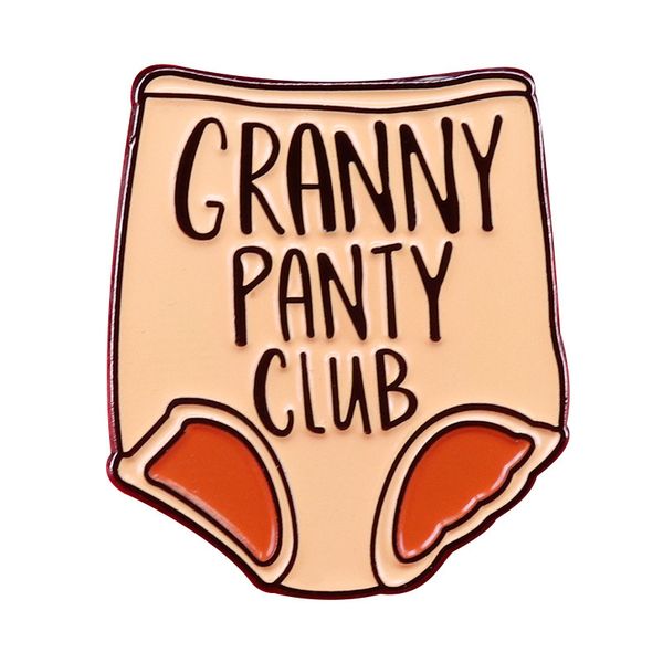 granny panty club enamel pins funny sarcastic gift metal cartoon brooch men women fashion jewelry gifts hat bag lapel badges, Blue
granny panty club enamel pins funny sarcastic gift metal cartoon brooch men women fashion jewelry gifts hat bag lapel badges, Blue