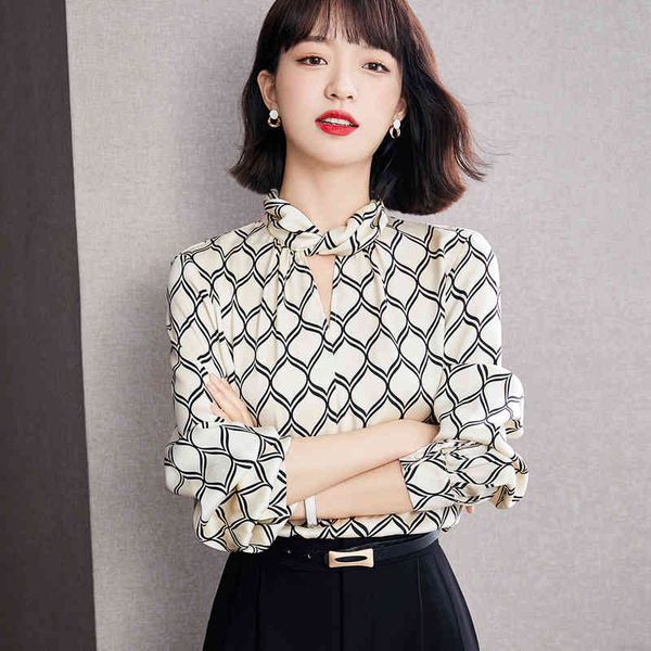 manufacturer's 2022 spring and plaid chiffon women's twisted hollow stand collar long sleeve foreign style blouse casual ladies su, White
manufacturer's 2022 spring and plaid chiffon women's twisted hollow stand collar long sleeve foreign style blouse casual ladies su, White