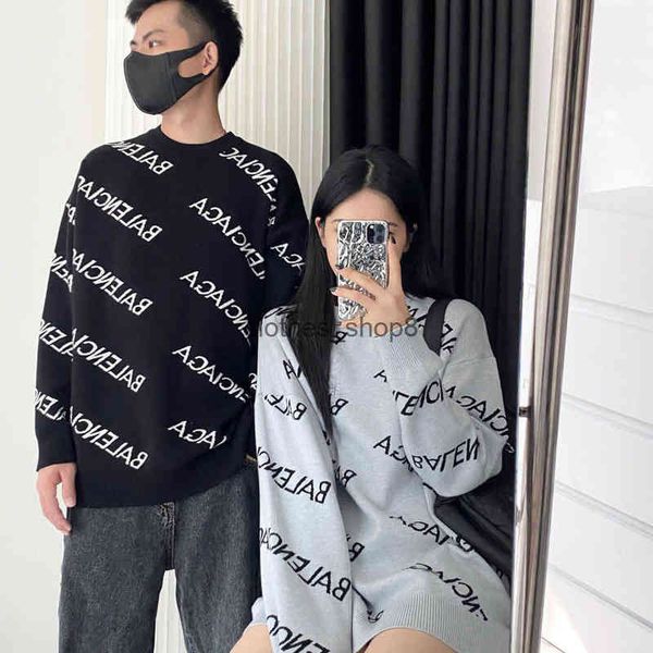 designer hoodies balencaigass men's sweaters all over lettered double layer sesame jacquard non loose anti pilling fashionable cou, Black
designer hoodies balencaigass men's sweaters all over lettered double layer sesame jacquard non loose anti pilling fashionable cou, Black